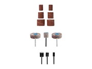 Parkside zestaw do szlifowania metalu, drewna, plastiku 30 el.