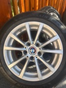 Komplet kół do BMW serii 1 - Alu, opony zimowe