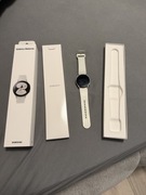 SAMSUNG GALAXY WATCH 4 40MM | SM-R860 | KOMPLET | SREBRNY sprawny 100%