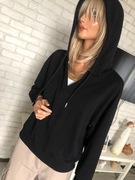 Oshio bluza M czarna z kapturem