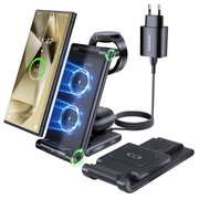 Składana stacja ładująca MANKIW do telefonu, sluchawek