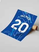 Plakat na ścianę A3 bez ramki Cole Palmer Chelsea 24/25