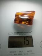 Naturalny bursztyn bałtycki bryłka 15g.