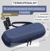 Izotermiczny etui chłodzące do dwóch penów insuliny + prezenty lodówki 