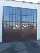 Drzwi garażowe 2 sztuki