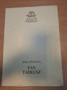 Program Teatr Polski Adam Mickiewicz Pan Tadeusz 1981 ilustracje