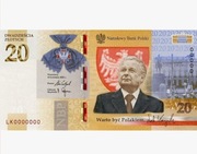 20 zł Banknot Lech Kaczyński 
