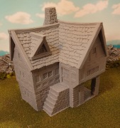 Warhammer Bretonnia Empire Dom 5 budynek makieta druk 3D