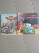 Planes 2 Cars toon, ciężarówki auta pojazdy Disney 2 książki po francusku