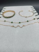 Zestaw bransoletek vintage 4 sztuki