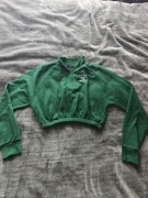 Zielona bluza damska typu crop top  firmy Forever 21 rozm M