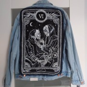 Kurta jeansowa Bershka CUSTOM nowa