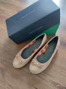 Tommy Hilfiger baleriny zamszowe bezowe 37 bdb