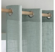2 Zasłony Z Lnu 140x245cm. Półprzezroczyste Na Przelotkach