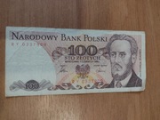 Banknot PRL 100 zł Ludwik Waryński, seria RY 1983r.