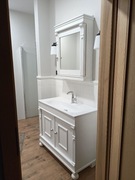  Komoda pod umywalkę z szafką z lustrem 