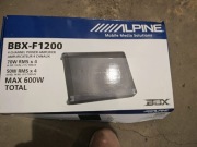 Alpine BBX-f1200 4 channel