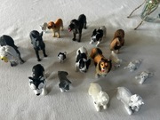 Figurki Zwierząt Psy Różne Zestaw 17 szt. 