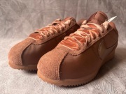 NIKE CORTEZ Damskie Brązowe Satin Velvet - NOWE - Rozmiar 37.5 (23.5cm)