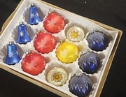 Duże Bombki choinkowe 12 szt.  lata 90 - te, retro bańki vintage 