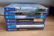 Zestaw gier na PS4. Assassin's Creed, Horizon, The Walking Dead, Detroit