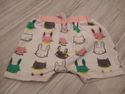 Krótkie spodenki, zakryj pampers r. 80