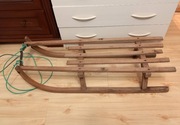 Sanki klasyczne drewniane 90x32 wys.22