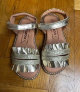 Skórzane sandały dziewczęce Friboo rozmiar 25