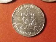 Francja - moneta 1 Franc - 1960