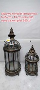 Stylowe lampiony komplet