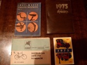 Instrukcja obsługi rowerów i motoroweru Ogar 205 PRL