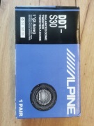 Głośniki samochodowe wysokotonowe Alpine DDT S30 nowe.