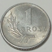 1 GROSZ 1949 - WADA TŁOCZENIA 