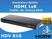 Rozdzielacz HDMI HDV-818 - Splitter HDMI 1 x 8