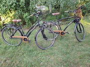 Dwa używane rowery miejskie, damski i męski (w komplecie)