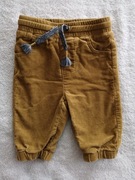 Eleganckie ocieplane podszewką spodnie sztruksowe Reserved 68 jak nowe