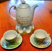 Porcelana malowana z motywem natury, dla dwojga