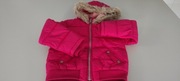 kurtka zimowa dziewczęca różowa 116