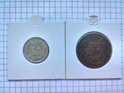 6 monet Imperium Osmańskiego – XIX–XX wiek, w holderach, świetny stan