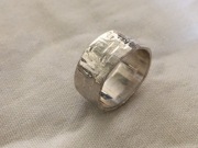 Srebrna obrączka - art.jewellery