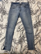 H&M Spodnie jeans wąskie 164 roz 29 jasne zamki 