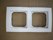 RAMKA PODWÓJNA OSPEL AS R-2G/00 BIAŁY