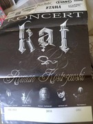 Plakat koncert KAT Roman Kostrzewski