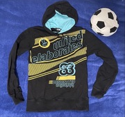 Your Turn Bluza z kapturem Vintage 00 United 88 hoodie M gruba ciepła 2000