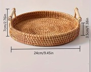 Kosz, taca śniadaniowa ozdobna