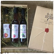 Żywy ocet jabłkowy, z malin i czarnej porzeczki