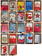 Zestaw 16 plakatów wyborczych, politycznych i propagandowych. PRL
