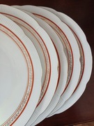 Bogucice PRL talerze płaskie obiadowe 5 sztuk