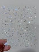 NAKLEJKI NA PAZNOKCIE SAMOPRZYLEPNE DO ZDOBIEŃ