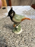 Figurka porcelanowa Wagner & Apel - Czubata sikora